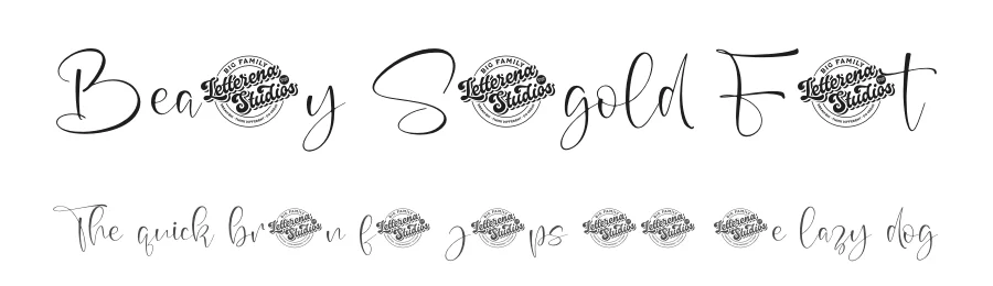 Beauty Sungold Font by letterenastudios — Script Handwritten Font