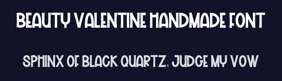 Beauty Valentine Handmade Font by freshtypeink — Display Font — thumbnail 2