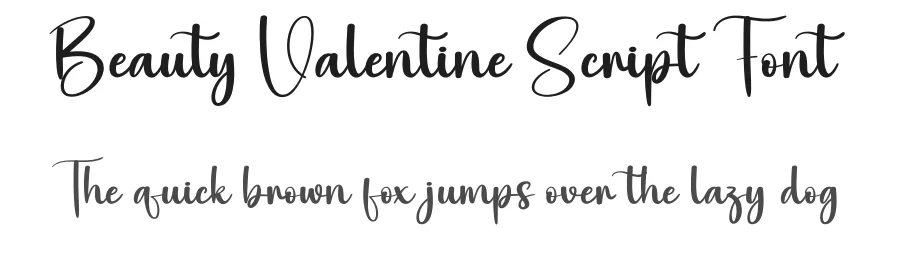 Beauty Valentine Script Font by creativeletter — Script Handwritten Font