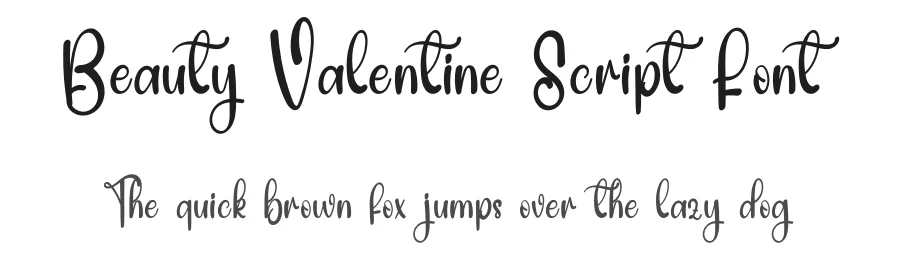 Beauty Valentine Script Font by inermediaSTUDIO — Script Handwritten Font