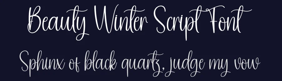 Beauty Winter Script Font by andikastudio — Script Handwritten Font — thumbnail 2
