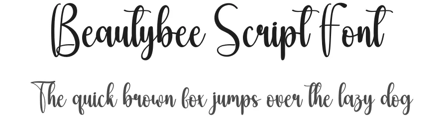 Beautybee Script Font by andikastudio — Script Handwritten Font