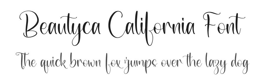 Beautyca California Font by letterfabric — Script Handwritten Font