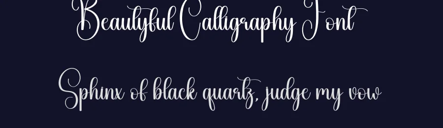 Beautyful Calligraphy Font by creativeletter — Script Handwritten Font — thumbnail 2