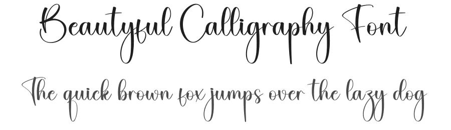 Beautyful Calligraphy Font by creativeletter — Script Handwritten Font