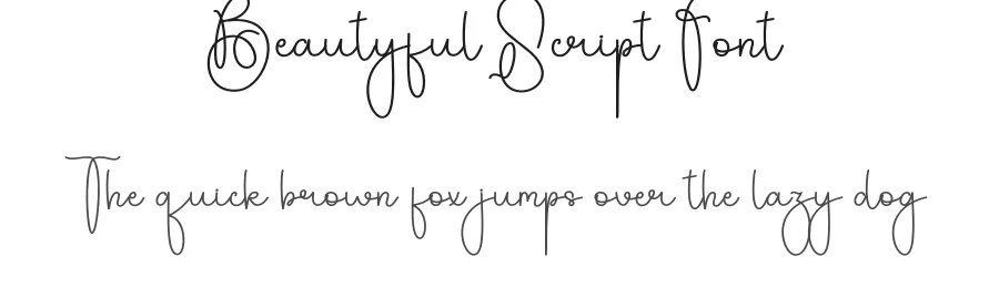 Beautyful Script Font by andikastudio — Script Handwritten Font