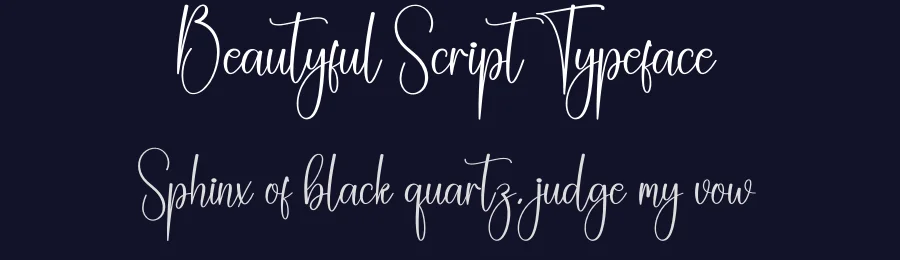 Beautyful Script Typeface by creativeletter — Script Handwritten Font — thumbnail 2