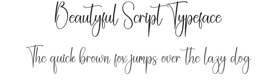 Beautyful Script Typeface by creativeletter — Script Handwritten Font