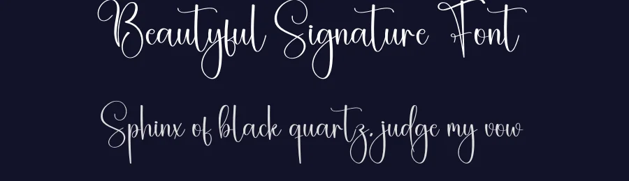 Beautyful Signature Font by creativeletter — Script Handwritten Font — thumbnail 2