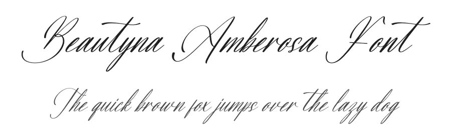 Beautyna Amberosa Font by letterenastudios — Script Handwritten Font