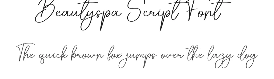 Beautyspa Script Font by creativeletter — Script Handwritten Font