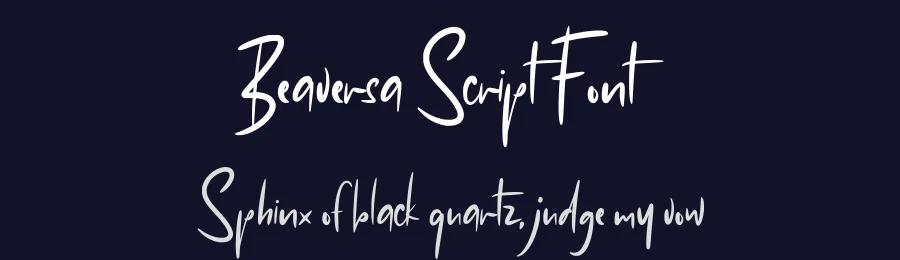 Beaversa Script Font by Inspiratype Studio — Script Handwritten Font — thumbnail 2