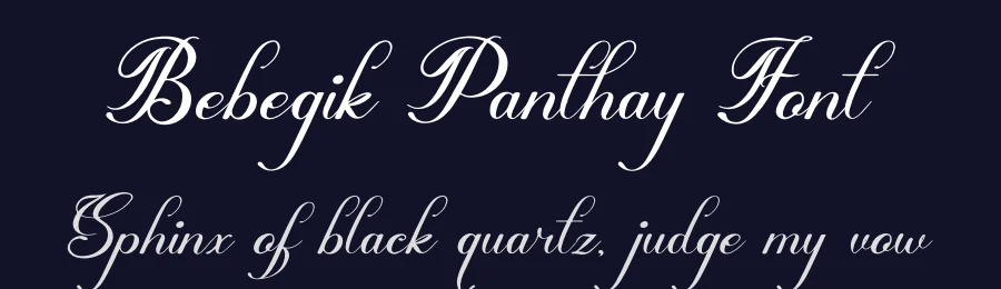 Bebegik Panthay Font by Denustudios — Script Handwritten Font — thumbnail 2