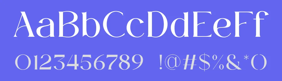 Becaose Font by Gridline Type — Serif Font — thumbnail 3