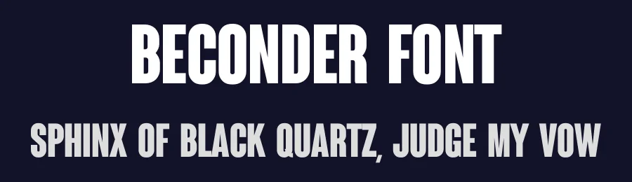Beconder Font by Artnivora Studio — Display Font — thumbnail 2