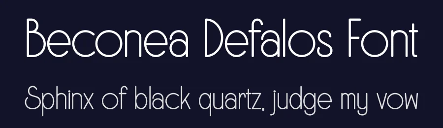 Beconea Defalos Font by SlideShoot — Sans Serif Font — thumbnail 2