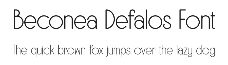 Beconea Defalos Font by SlideShoot — Sans Serif Font