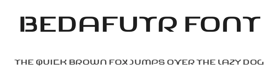 Bedafutr Font by ffeeaarr — Decorative Font