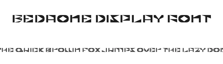 Bedaone Display Font by ffeeaarr — Display Font