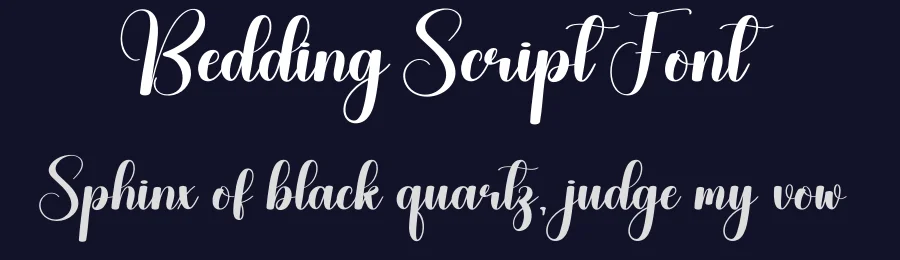 Bedding Script Font by creativeletter — Script Handwritten Font — thumbnail 2
