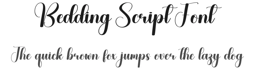 Bedding Script Font by creativeletter — Script Handwritten Font