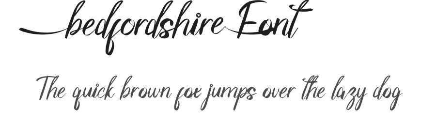 Bedfordshire Font by RaisProject — Script Handwritten Font
