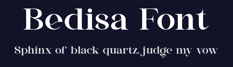 Bedisa Font by ErmediaStudio — Decorative Font — thumbnail 2