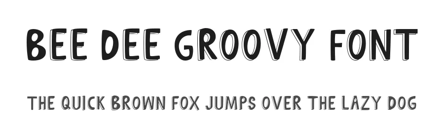 Bee Dee Groovy Font by Balevgraph Studio — Decorative Font