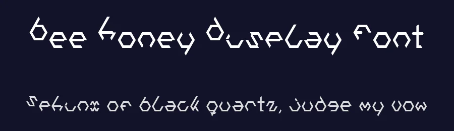 Bee Honey Display Font by Nil Motis Belmonte — Display Font — thumbnail 2