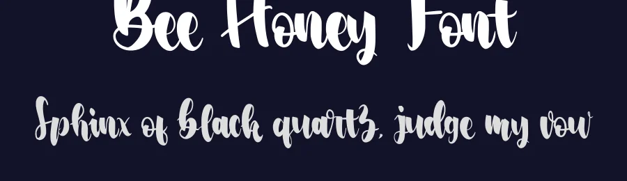 Bee Honey Font by Cocodesign — Script Handwritten Font — thumbnail 2