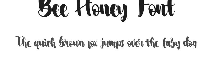 Bee Honey Font by Cocodesign — Script Handwritten Font