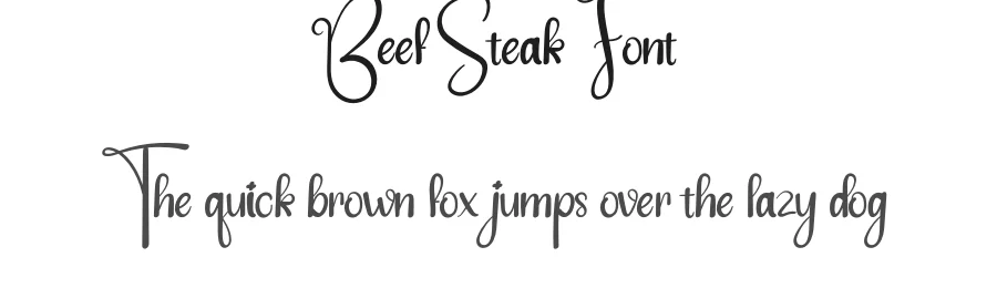 Beef Steak Font by andikastudio — Script Handwritten Font