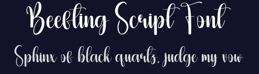 Beefting Script Font by creativeletter — Script Handwritten Font — thumbnail 2
