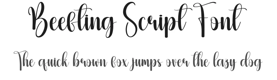 Beefting Script Font by creativeletter — Script Handwritten Font
