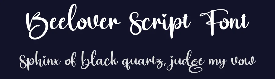 Beelover Script Font by creativeletter — Script Handwritten Font — thumbnail 2