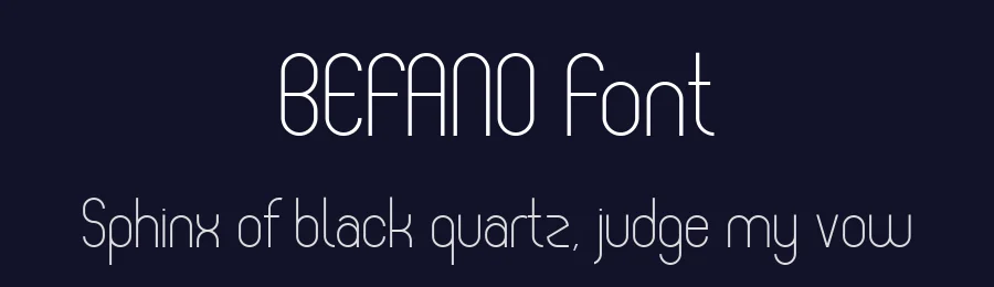 BEFANO Font by Artiqlogy — Sans Serif Font — thumbnail 2