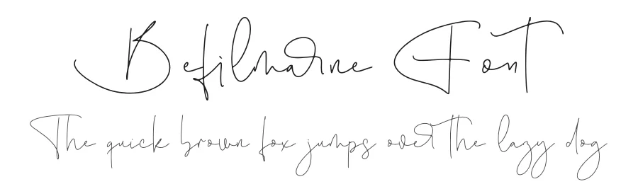 Befilmarne Font by letterenastudios — Script Handwritten Font