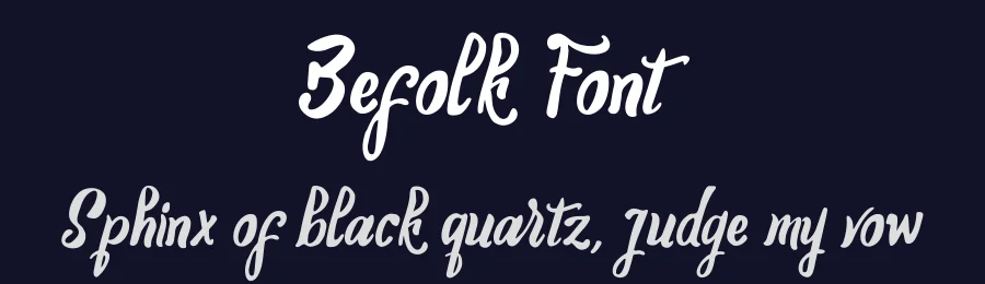 Befolk Font by Hendra Dirtyline — Script Handwritten Font — thumbnail 2