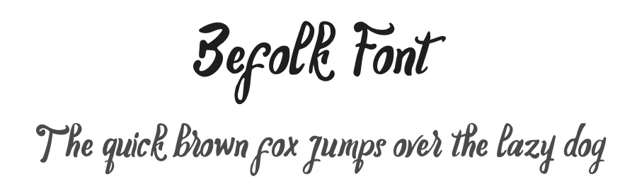 Befolk Font by Hendra Dirtyline โ Script Handwritten Font