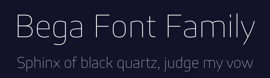 Bega Font Family by Indian Type Foundry — Sans Serif Font — thumbnail 2