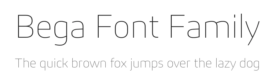 Bega Font Family by Indian Type Foundry — Sans Serif Font