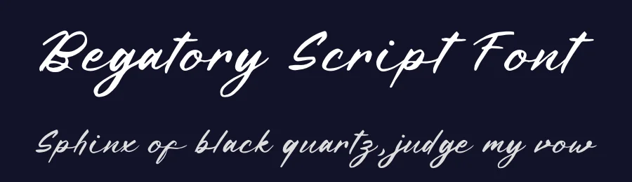 Begatory Script Font by letterenastudios — Script Handwritten Font — thumbnail 2