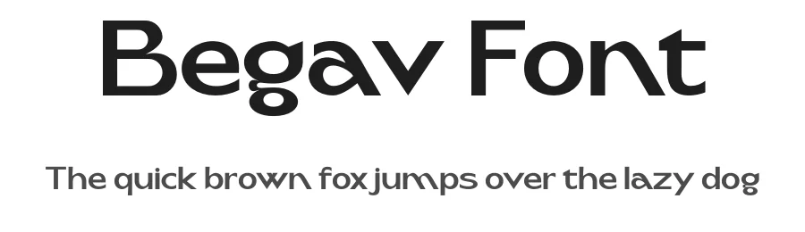 Begav Font by MaikoHatta — Sans Serif Font