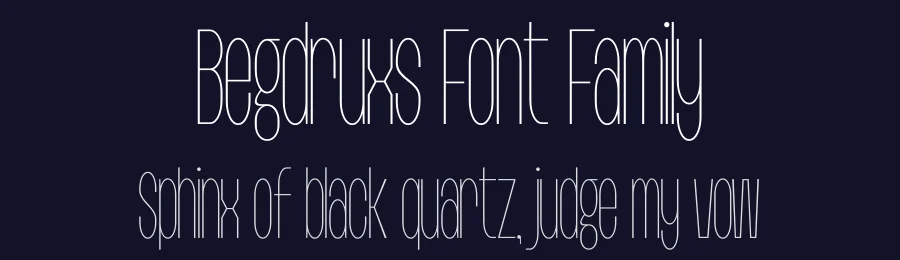 Begdruxs Font Family by Sealoung — Sans Serif Font — thumbnail 2