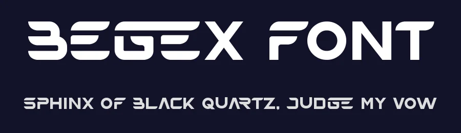 Begex Font by Onotype — Display Font — thumbnail 2