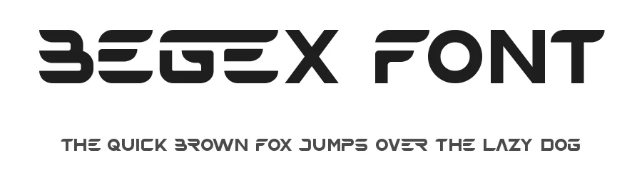 Begex Font by Onotype — Display Font