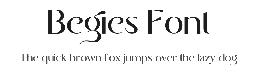 Begies Font by Sronstudio — Sans Serif Font