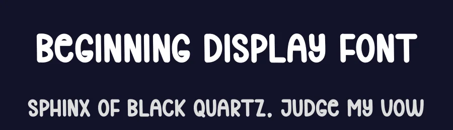 Beginning Display Font by creativeletter — Script Handwritten Font — thumbnail 2