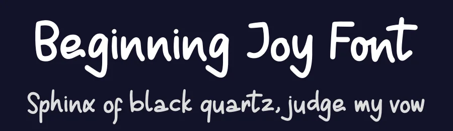 Beginning Joy Font by Denustudios — Script Handwritten Font — thumbnail 2