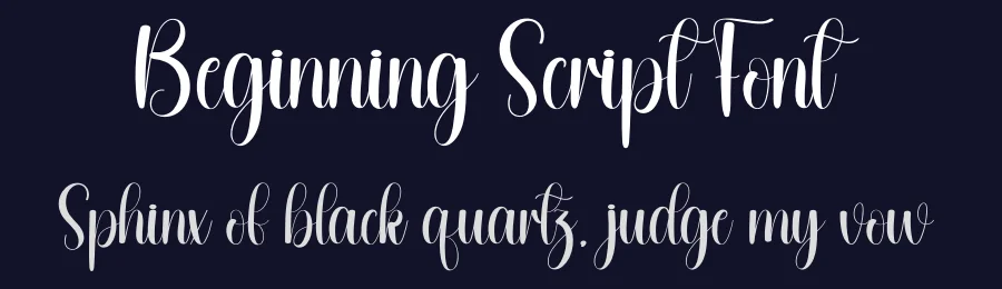 Beginning Script Font by andikastudio — Script Handwritten Font — thumbnail 2